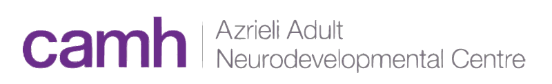 CAMH and Azrieli Adult Neurodevelopmental Centre logo